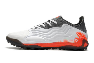 Men's Adidas Copa Sense.1 TF Artificial Turf Low-Tops Football Shoes - White/Grey/Red