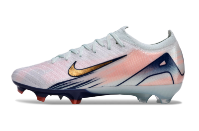 Unisex Nike Air Zoom Mercurial Vapor 16 Elite FG Firm Ground Low-Tops Football Boots - Jade/Yellow/Pink