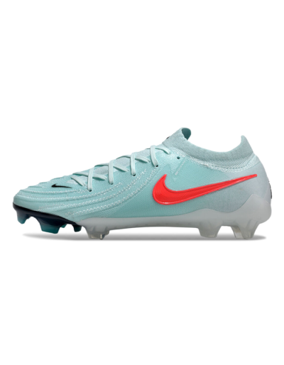 Men's Nike Phantom Luna Elite FG Firm Ground Low-Tops Football Boots - Jade/Red/Black