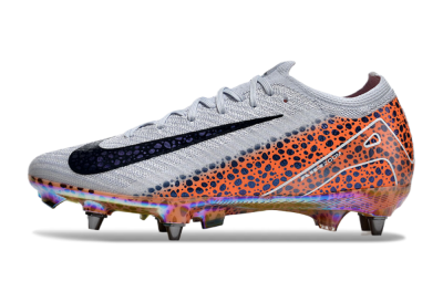 Men's Nike Air Zoom Mercurial Vapor 16 Pro SG Soft Ground Low-Tops Football Boots - Grey/Black/Leopard
