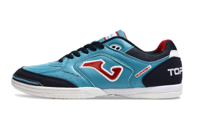 Men's Joma Top Flex IC Indoor & Futsal Low-Tops Football Shoes - Blue/Red/Black