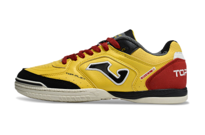 Men's Joma Top Flex IC Indoor & Futsal Low-Tops Football Shoes - Yellow/Black/Red
