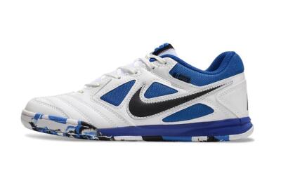 Unisex Supreme x Nike SB Gato IC Indoor & Futsal Low-Tops Football Shoes - White/Blue/Black