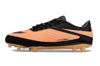 Men's Nike Hypervenom Phantom FG Firm Ground Low-Tops Football Boots - Pink/Black