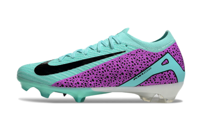Unisex Nike Air Zoom Mercurial Vapor 16 Elite FG Firm Ground Low-Tops Football Boots - Jade/Black/Purple