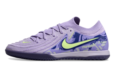 Men's Nike Phantom GX 2 Elite IC Indoor & Futsal Low-Tops Football Shoes - Purple/Yellow/White