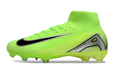 Men's Nike Air Zoom Mercurial Superfly 10 Academy FG Firm Ground High-Tops Football Boots - Yellow/Black/Silver