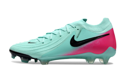 Men's Nike Phantom Luna Elite FG Firm Ground Low-Tops Football Boots - Jade/Black/Pink