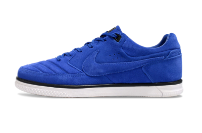 Men's Nike Street Gato IC Indoor & Futsal Low-Tops Football Shoes - Blue/Black/White