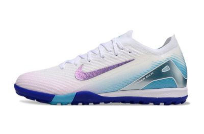 Unisex Nike Air Zoom Mercurial Vapor 16 Elite TF Artificial Turf Low-Tops Football Shoes - White/Purple/Blue