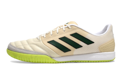 Men's Adidas Competition Top IC Indoor & Futsal Low-Tops Football Shoes - Brown/Green/White