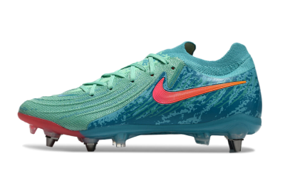 Men's Nike Phantom Luna Elite SG Soft Ground Low-Tops Football Boots - Jade/Red/Blue