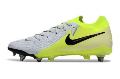 Men's Nike Phantom Luna Elite SG Soft Ground Low-Tops Football Boots - Grey/Yellow/Black
