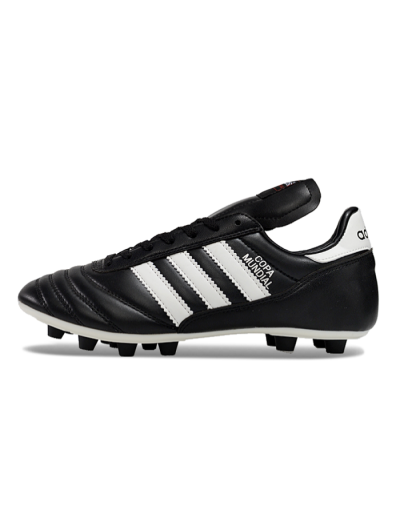 Men's Adidas Mundial Team Astro TF Artificial Turf Low-Tops Football Shoes - Black/White