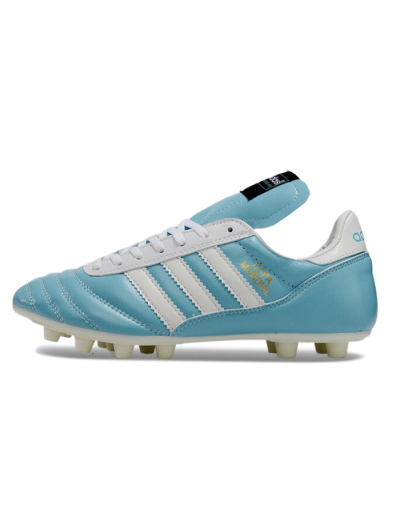 Men's Adidas Mundial Team Astro TF Artificial Turf Low-Tops Football Shoes - Jade/White/Black