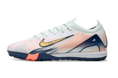 Unisex Nike Air Zoom Mercurial Vapor 16 Elite TF Artificial Turf Low-Tops Football Shoes - Jade/Gold/Blue