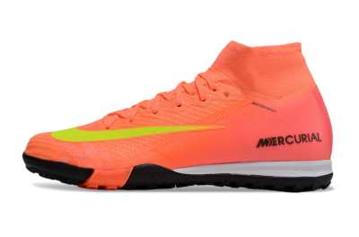 Unisex Nike Air Zoom Mercurial Superfly 10 Elite TF Artificial Turf High-Tops Football Shoes - Red/Yellow/White
