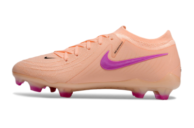 Men's Nike Phantom Luna Elite FG Firm Ground Low-Tops Football Boots - Pink/Black/Purple