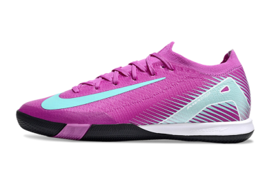 Men's Nike Air Zoom Mercurial Vapor 16 Elite IC Indoor & Futsal Low-Tops Football Shoes - Purple/Jade/White