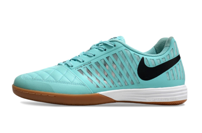 Unisex Nike Lunar Gato 2 IC Indoor & Futsal Low-Tops Football Shoes - Blue/Black/White