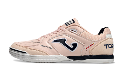 Men's Joma Top Flex IC Indoor & Futsal Low-Tops Football Shoes - Pink/Black/White