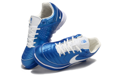 Men's Nike Gota 2 IC Indoor & Futsal Low-Tops Football Shoes - Blue/White
