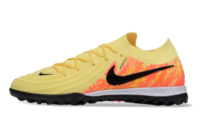 Men's Nike Phantom GX 2 Elite TF Artificial Turf Low-Tops Football Shoes - Yellow/Black/Red