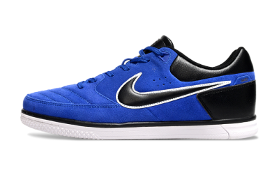 Men's Nike Street Gato IC Indoor & Futsal Low-Tops Football Shoes - Blue/Black/White