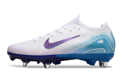 Men's Nike Air Zoom Mercurial Vapor 16 Elite SG Soft Ground Low-Tops Football Boots - White/Purple/Jade