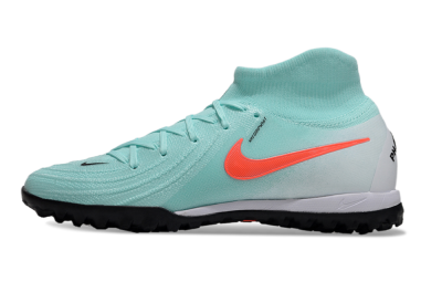 Unisex Nike Phantom Luna Elite TF Artificial Turf High-Tops Football Shoes - Jade/Red/White