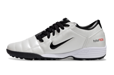 Unisex Nike Total 90 II TF Artificial Turf Low-Tops Football Shoes - Beige/Black/White
