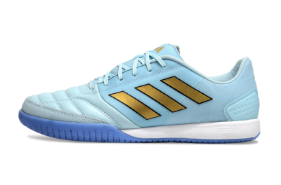 Men's Adidas Top Sala Competition IC Indoor & Futsal Low-Tops Football Shoes - Jade/Gold/Black