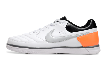 Men's Nike Street Gato IC Indoor & Futsal Low-Tops Football Shoes - White/Grey/Yellow/Black