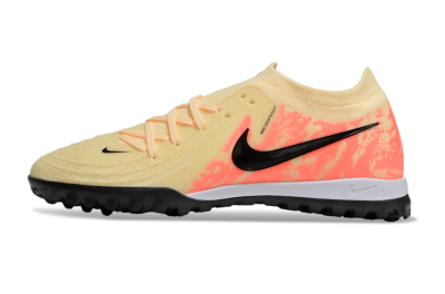 Men's Nike Phantom GX 2 Elite TF Artificial Turf Low-Tops Football Shoes - Yellow/Black/Red