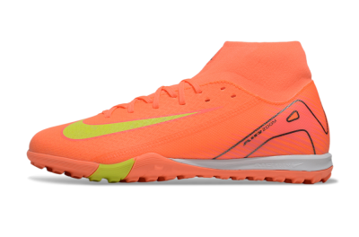 Men's Nike Air Zoom Mercurial Superfly 10 Elite TF Artificial Turf High-Tops Football Shoes - Red/Yellow/White