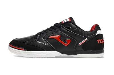 Men's Joma Top Flex IC Indoor & Futsal Low-Tops Football Shoes - Black/Red/White