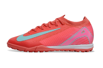 Unisex Nike Air Zoom Mercurial Vapor 16 Elite TF Artificial Turf Low-Tops Football Shoes - Red/Jade/Pink