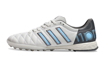 Men's Adidas Adipure 11Pro x PD25 Trx TF Artificial Turf Low-Tops Football Shoes - White/Blue/Black