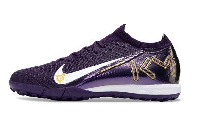 Unisex Nike Air Zoom Mercurial Vapor 16 Elite TF Artificial Turf Low-Tops Football Shoes - Purple/White/Gold