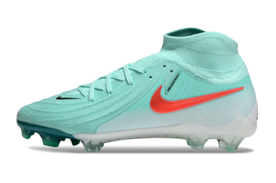 Men's Nike Phantom Luna Elite NU FG Firm Ground High-Tops Football Boots - Jade/Red/White