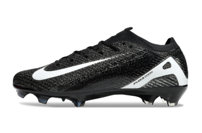 Unisex Nike Air Zoom Mercurial Vapor 16 Elite FG Firm Ground Low-Tops Football Boots - Black/White