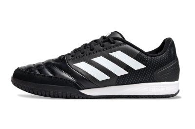 Men's Adidas Top Sala IC Indoor & Futsal Low-Tops Football Shoes - Black/White
