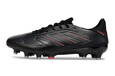 Men's Adidas Copa Pure 3 Elite FG Firm Ground Low-Tops Football Boots - Black/Red