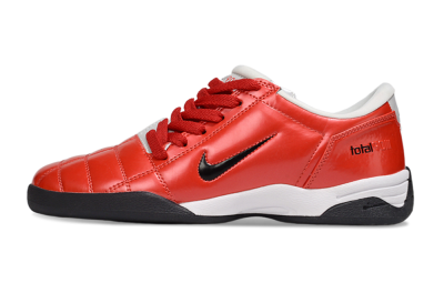 Men's Nike Total 90 II IC Indoor & Futsal Low-Tops Football Shoes - Red/Black/White
