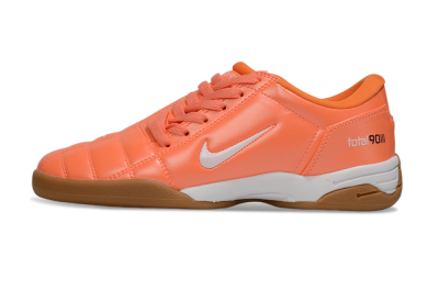 Men's Nike Total 90 II IC Indoor & Futsal Low-Tops Football Shoes - Orange/White/Brown
