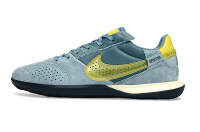 Men's Nike Street Gato IC Indoor & Futsal Low-Tops Football Shoes - Blue/Yellow