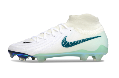 Men's Nike Phantom Luna Elite NU FG Firm Ground Low-Tops Football Boots - White/Black/Jade