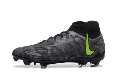 Men's Nike Phantom Luna Elite FG Firm Ground High-Tops Football Boots - Black/Yellow