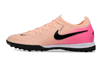 Unisex Nike Phantom GX 2 Elite TF Artificial Turf Low-Tops Football Shoes - Pink/Black