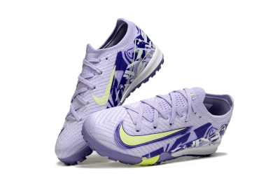 Kids Nike Air Zoom Mercurial Vapor 16 Elite TF Artificial Turf Low-Tops Football Shoes - Purple/Yellow